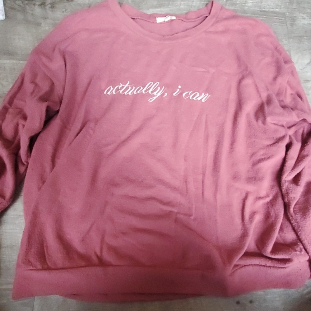 Actually I can sweater